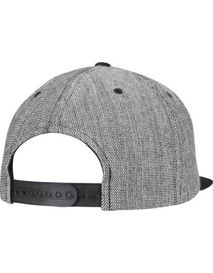 Melange Solid Snapback