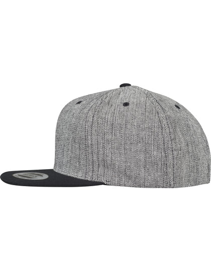 Melange Solid Snapback
