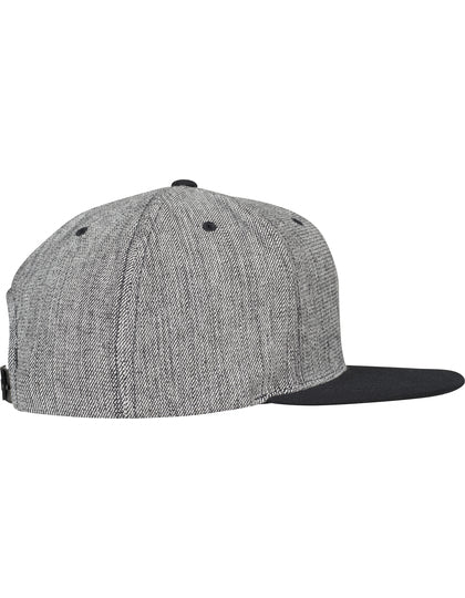 Melange Solid Snapback