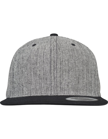 Melange Solid Snapback