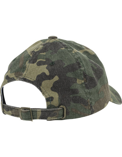 Low Profile Camo Washed Cap