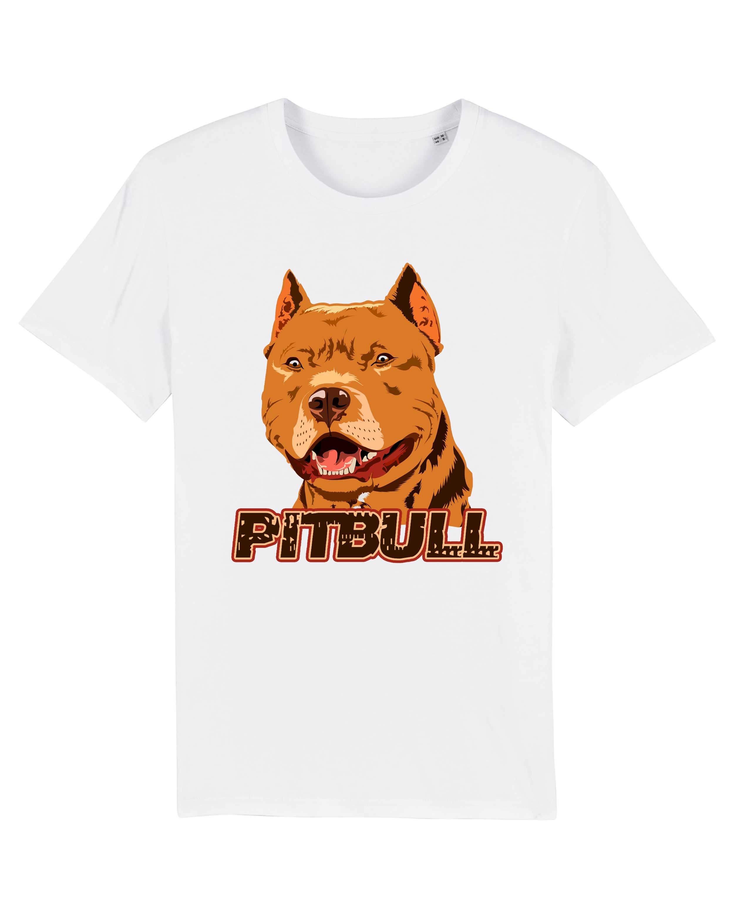 T-Shirt Pitbull, Bio-Baumwolle, Unisex, Damen, Kids