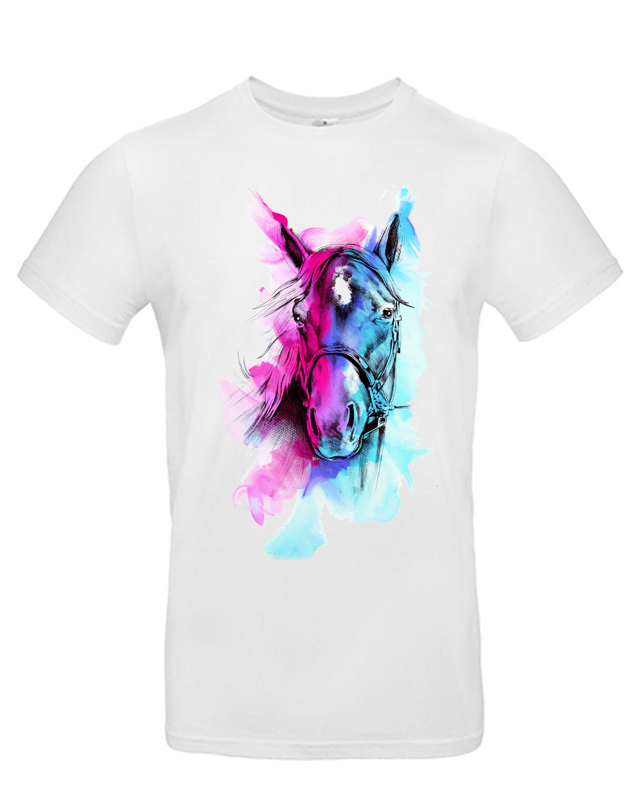 T-Shirt Arabisches Pferd, Bio-Baumwolle, Unisex, Damen, Kids