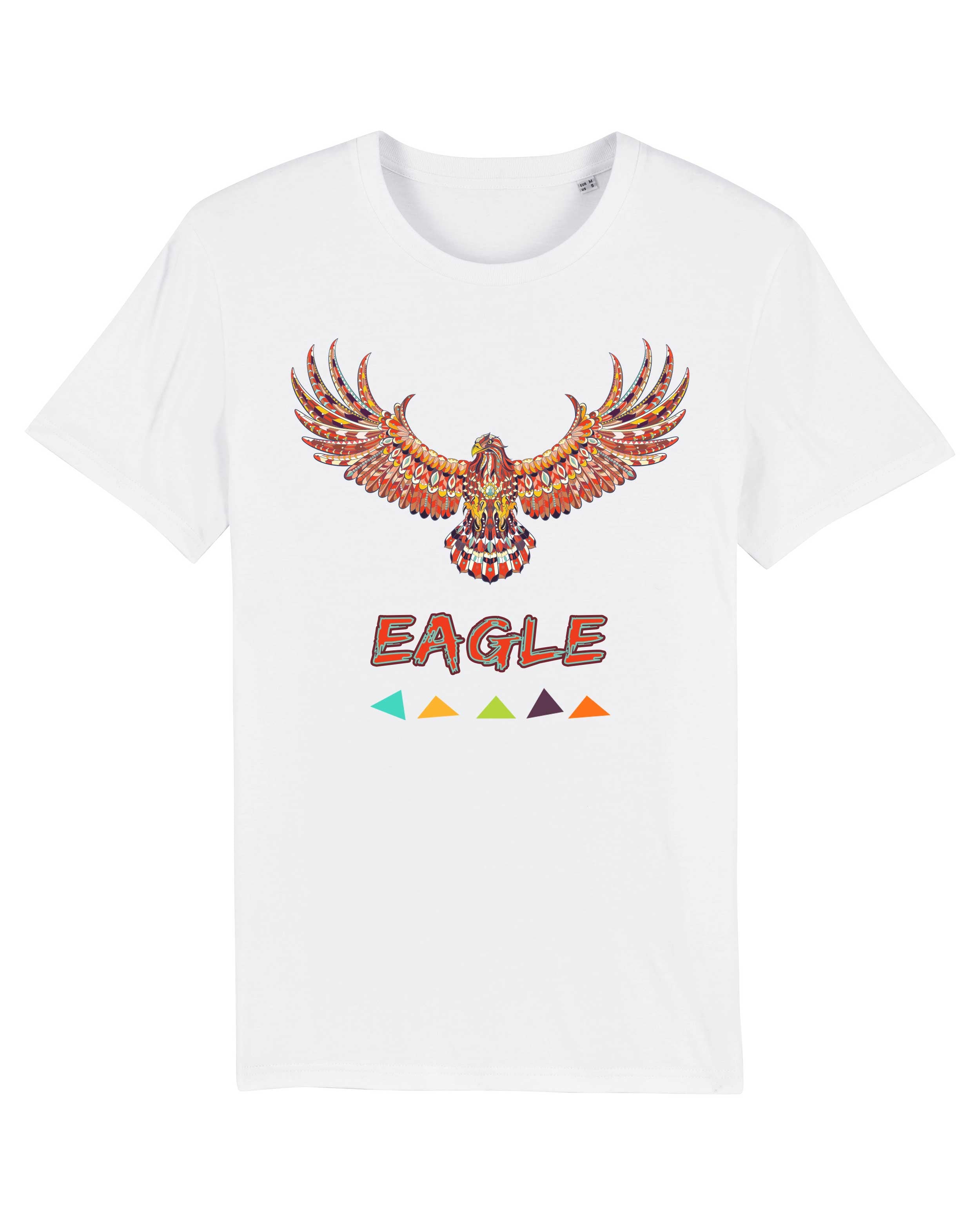 T-Shirt Eagle weiss Tiere, Bio-Baumwolle, Unisex, Damen, Kids