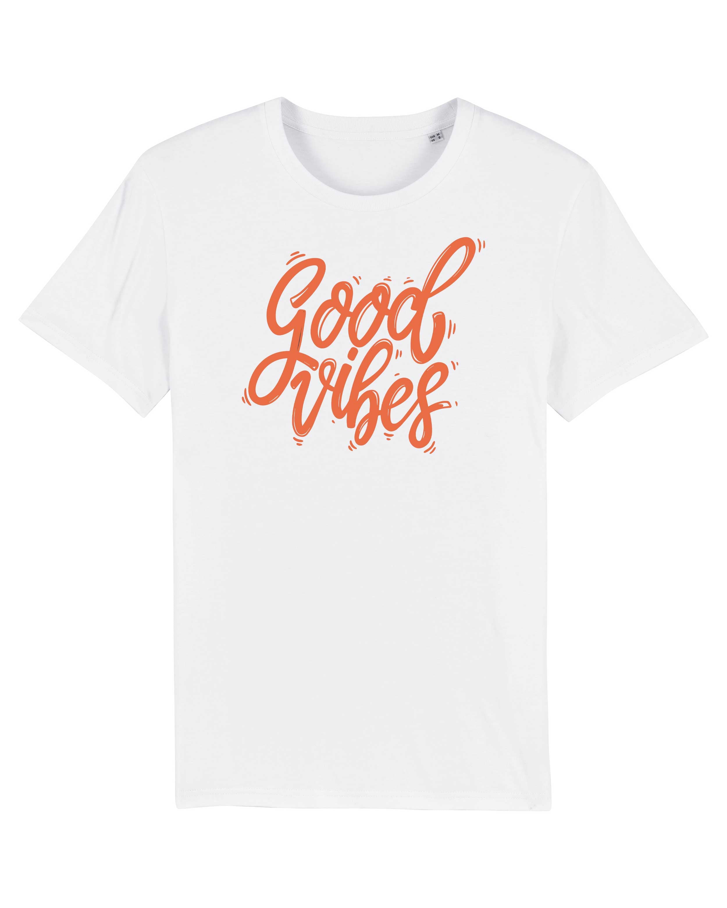 T-Shirt Good Vibes Sprüche, Bio-Baumwolle, Unisex, Damen, Kids