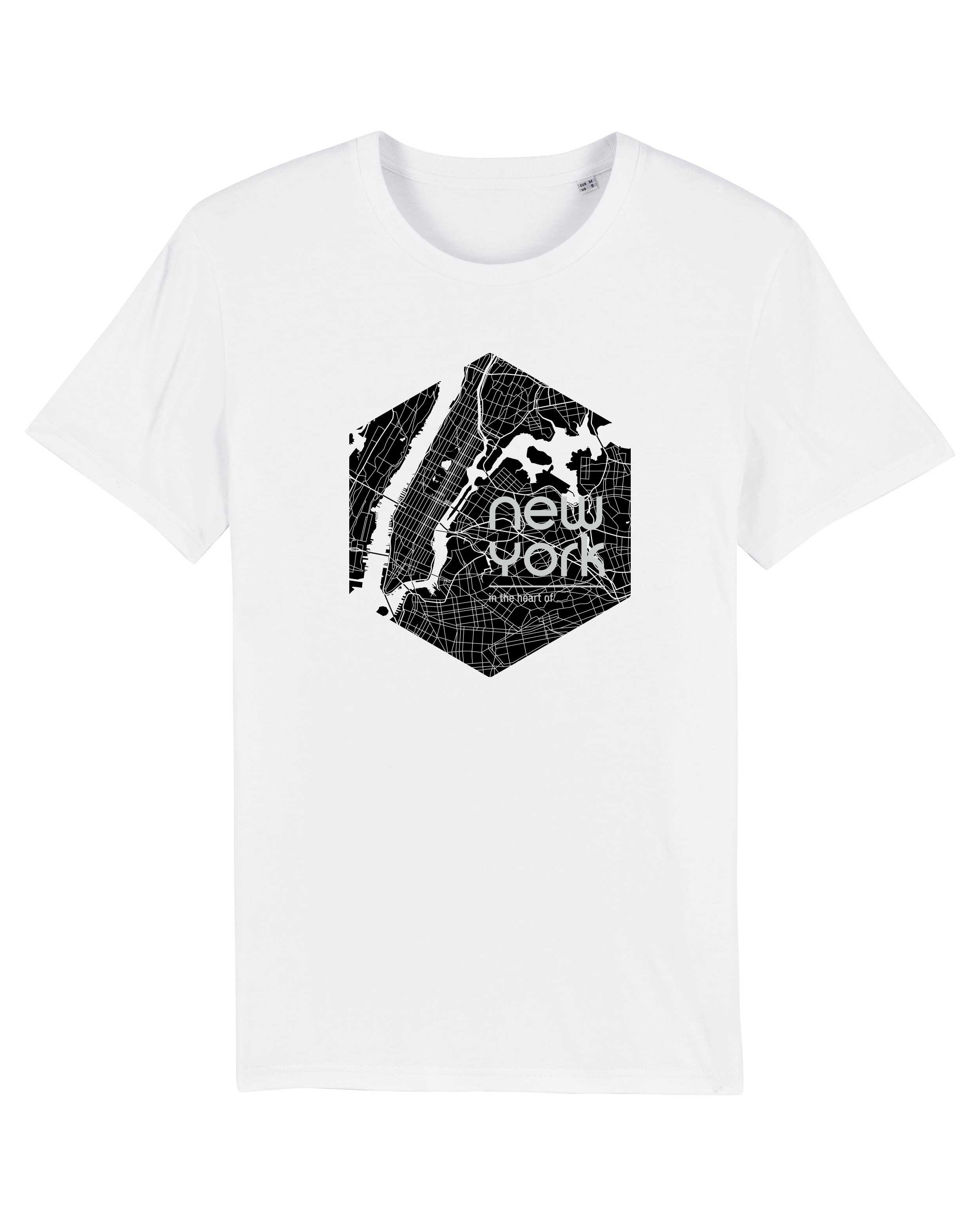 T-Shirt Heart of New York Stadt, Bio-Baumwolle, Unisex, Damen, Kids