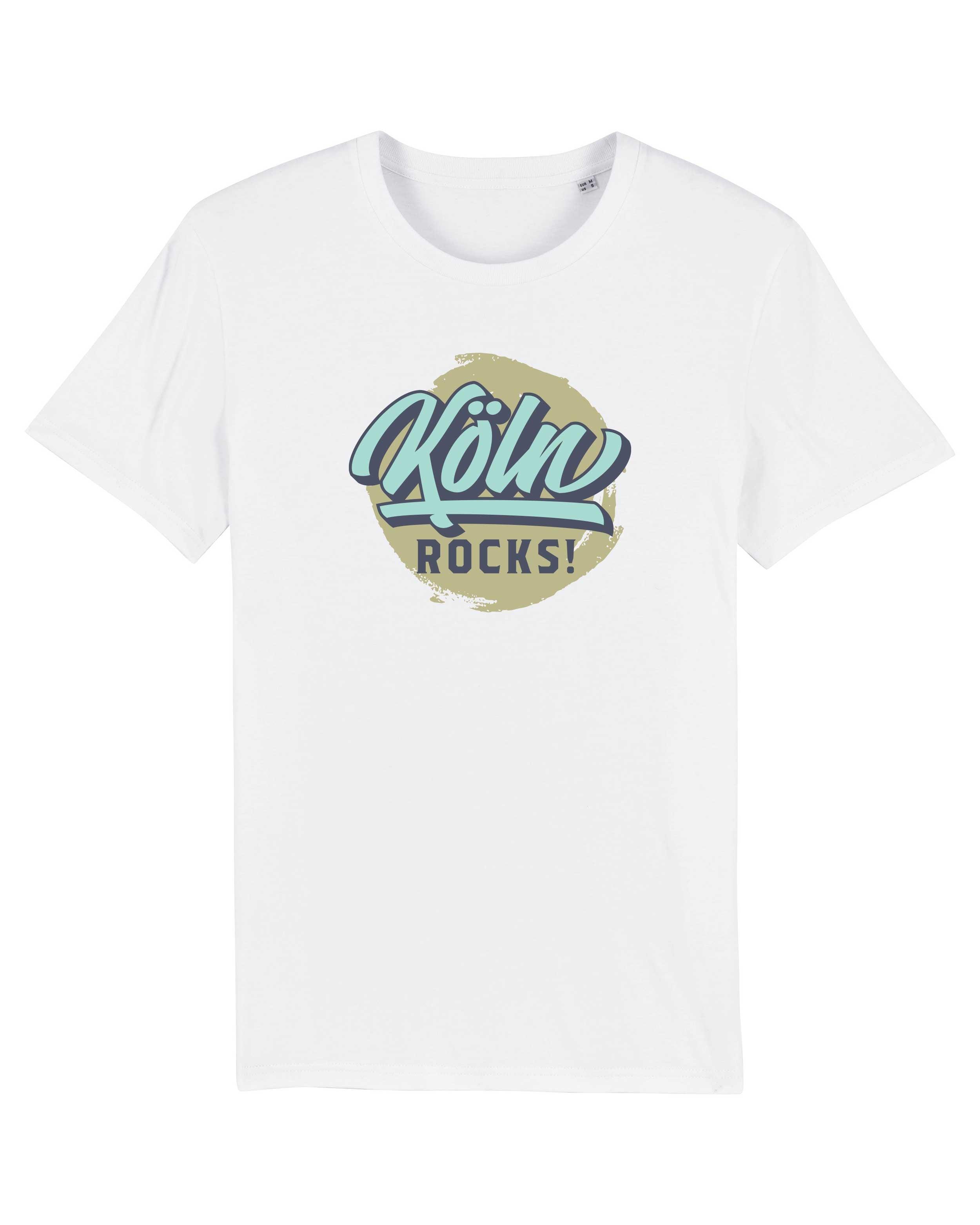 T-Shirt Köln Rocks Sprüche, Bio-Baumwolle, Unisex, Damen, Kids