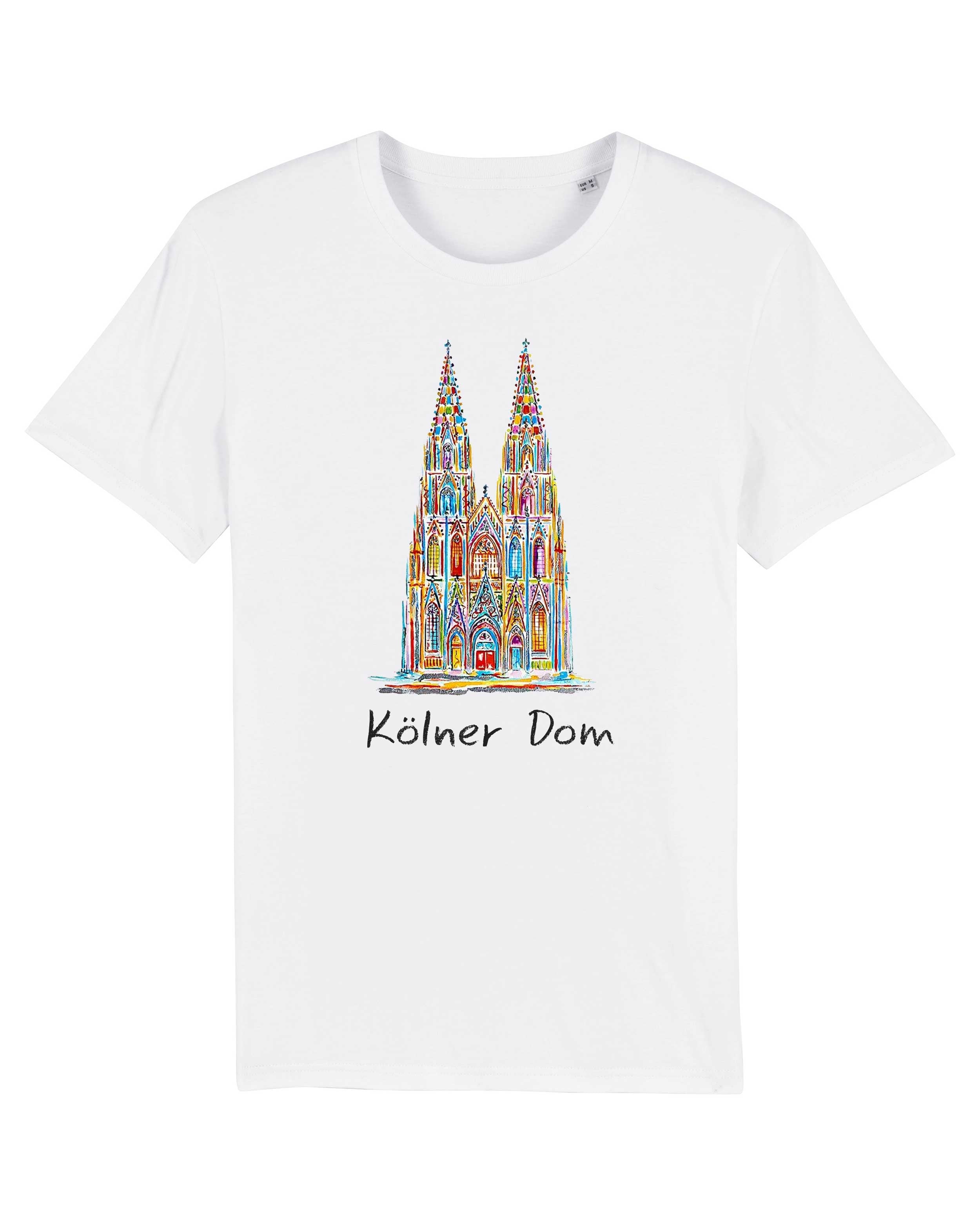 T-Shirt Kölner Dom Stadt, Bio-Baumwolle, Unisex, Damen, Kids
