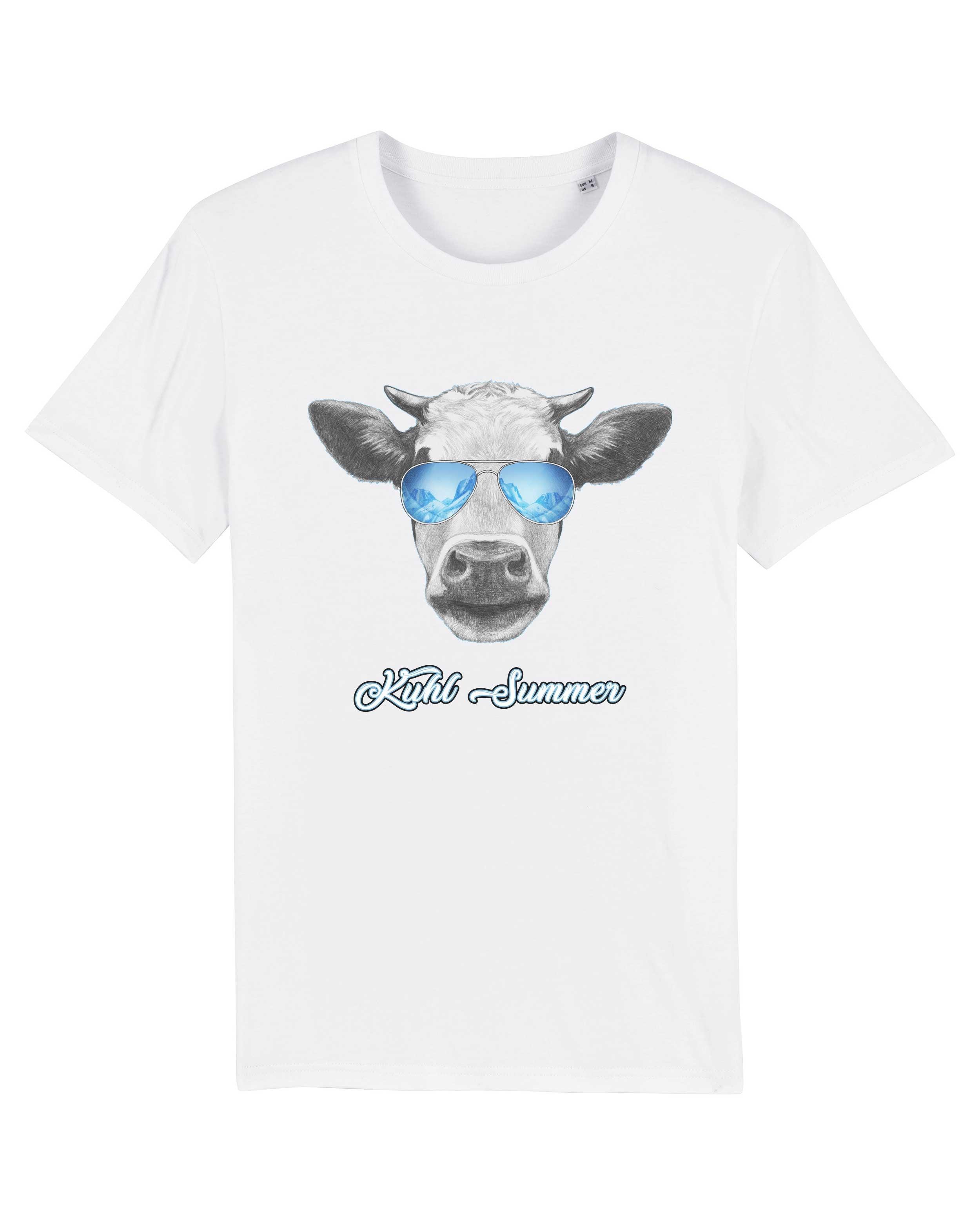 T-Shirt Kuh Kuhl Summer Tiere, Bio-Baumwolle, Unisex, Damen, Kids