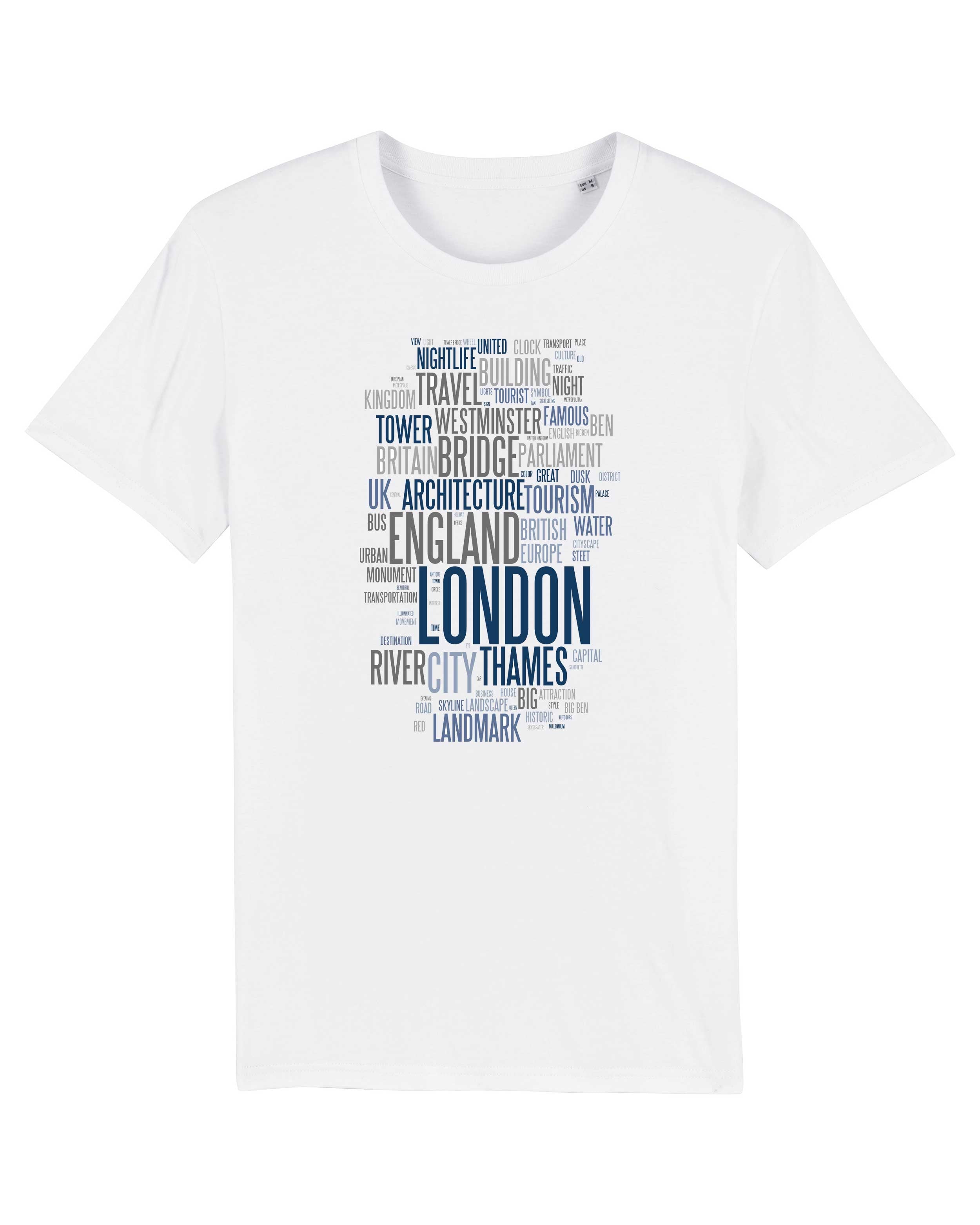T-Shirt London 2 Stadt, Bio-Baumwolle, Unisex, Damen, Kids