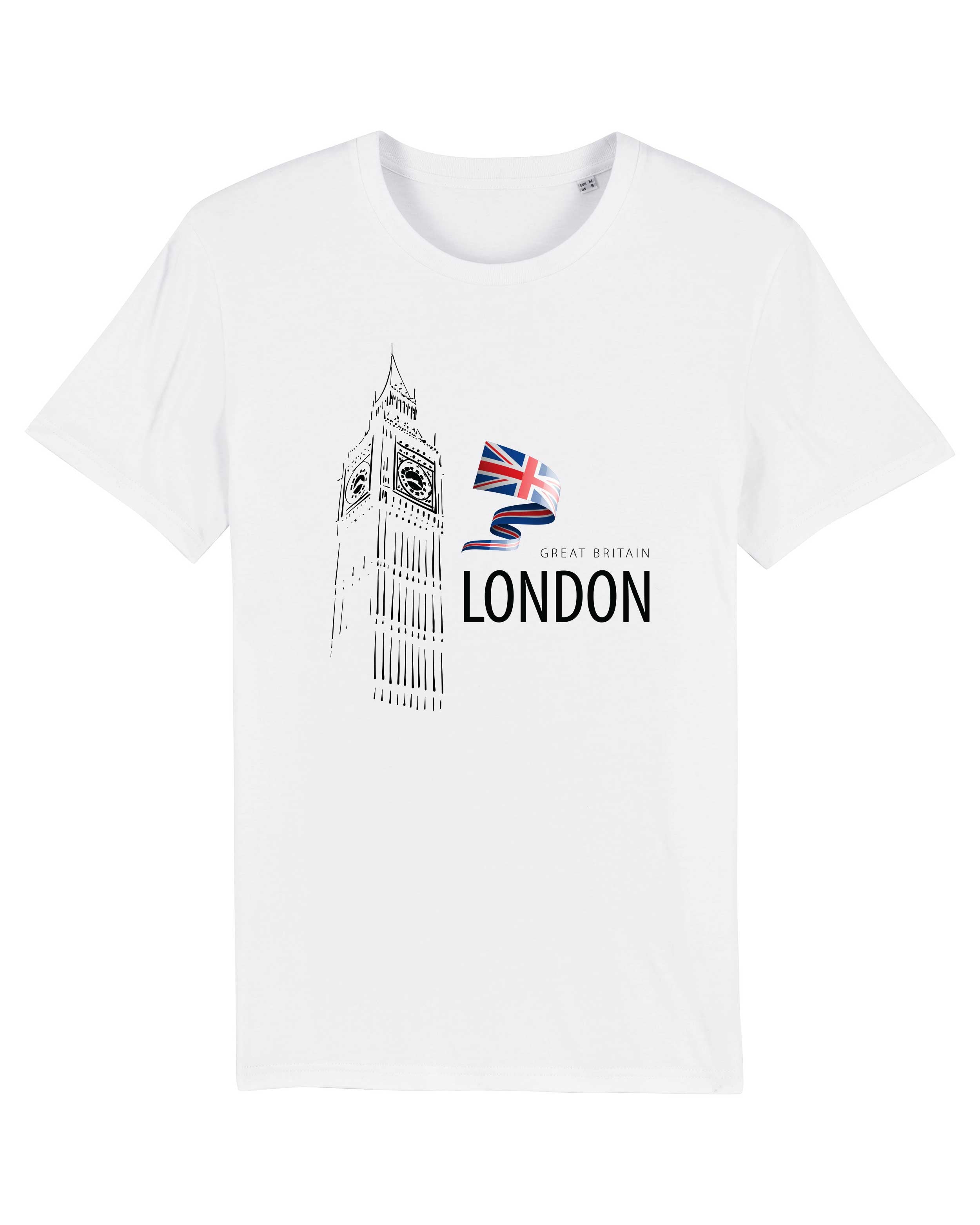 T-Shirt London 3 Stadt, Bio-Baumwolle, Unisex, Damen, Kids