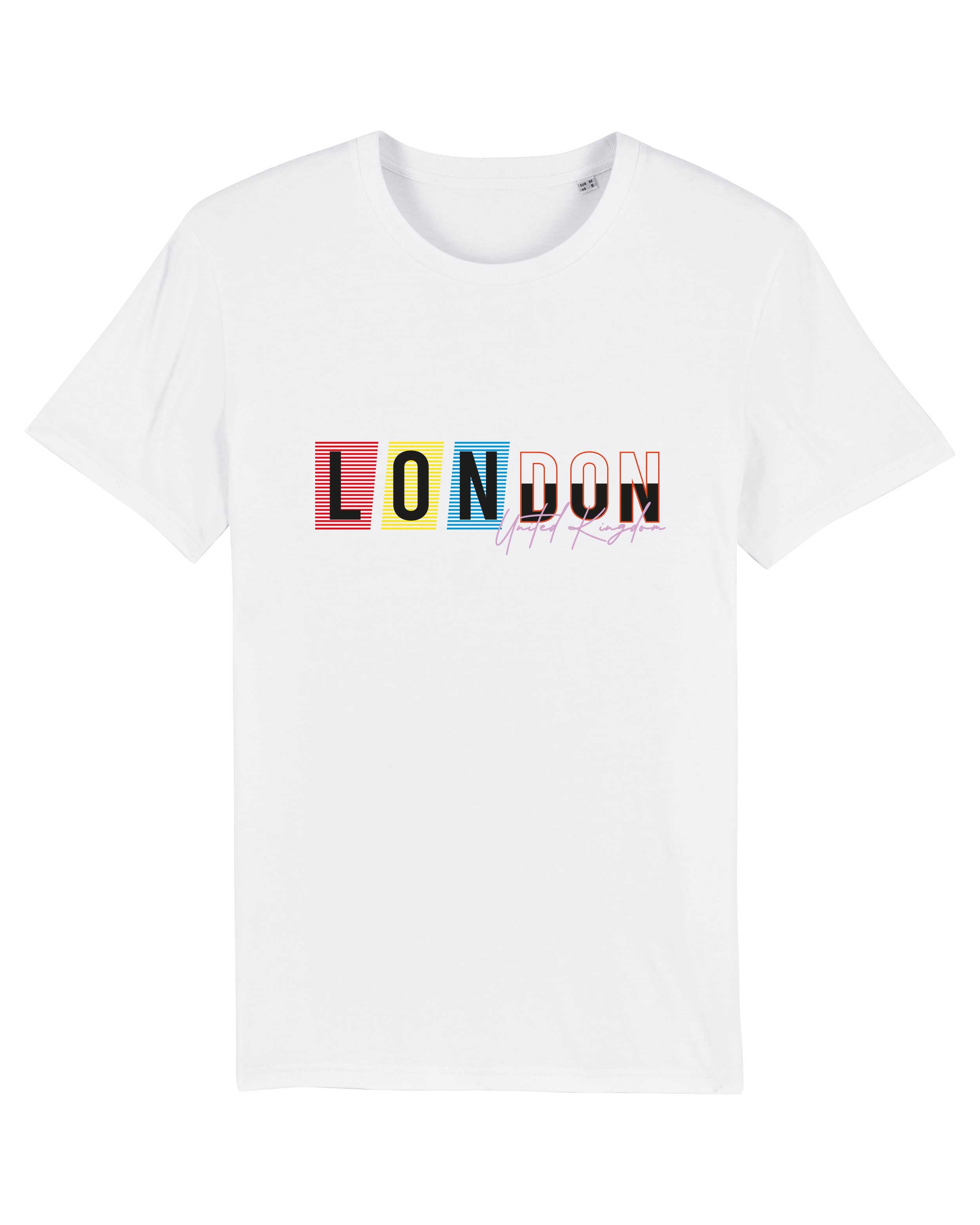 T-Shirt London 4 Stadt, Bio-Baumwolle, Unisex, Damen, Kids