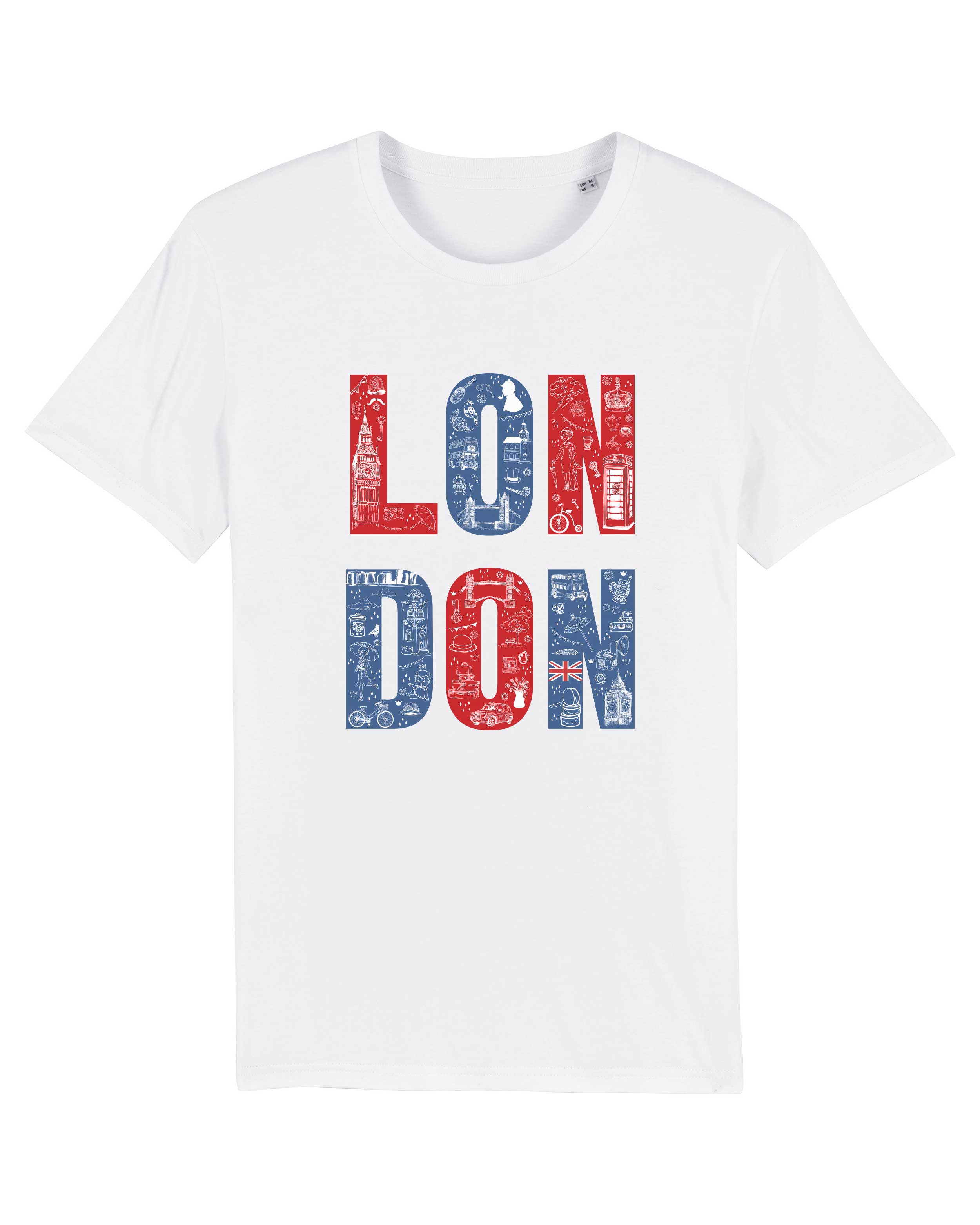 T-Shirt London Stadt, Bio-Baumwolle, Unisex, Damen, Kids