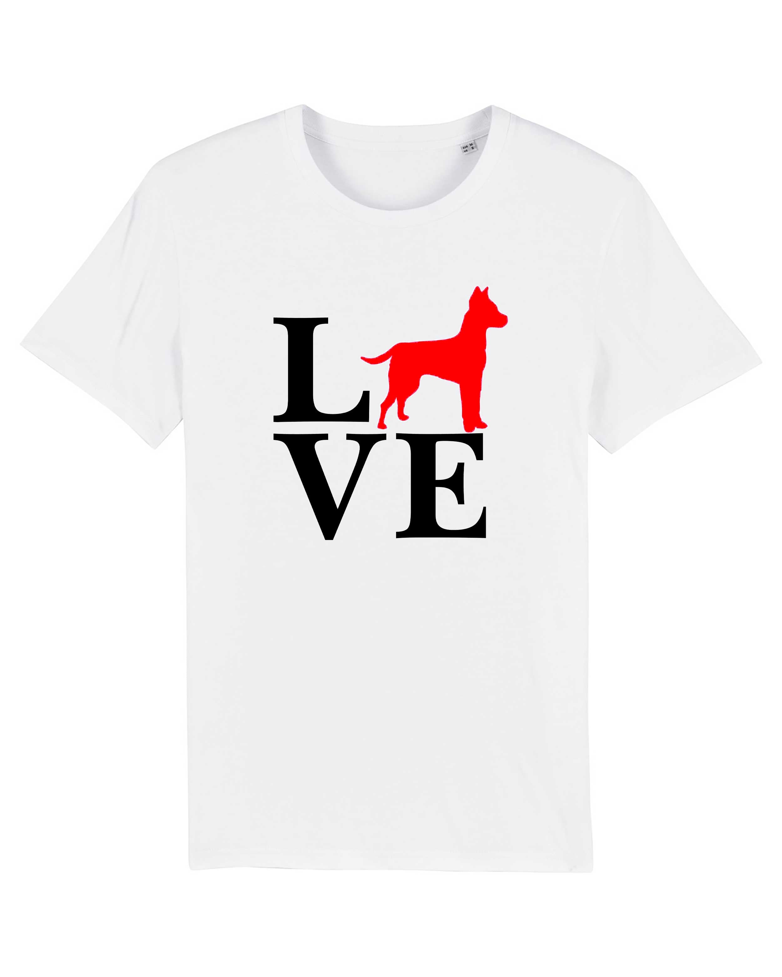 T-Shirt Lovedog Bio-Baumwolle, Unisex, Damen, Kids