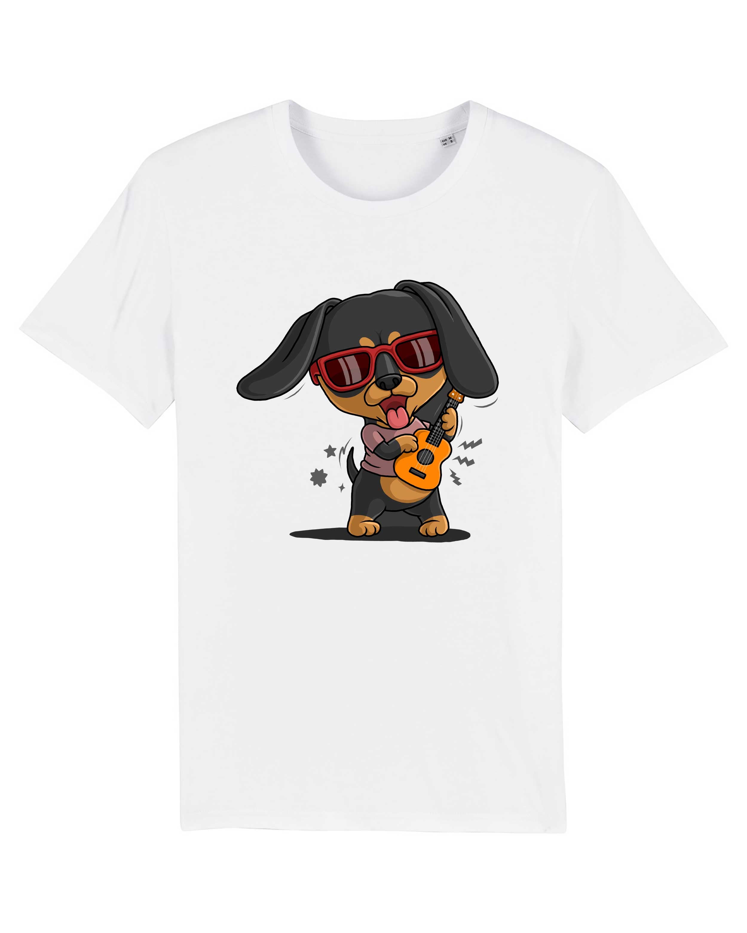 T-Shirt Musikhund, Bio-Baumwolle, Unisex, Damen, Kids