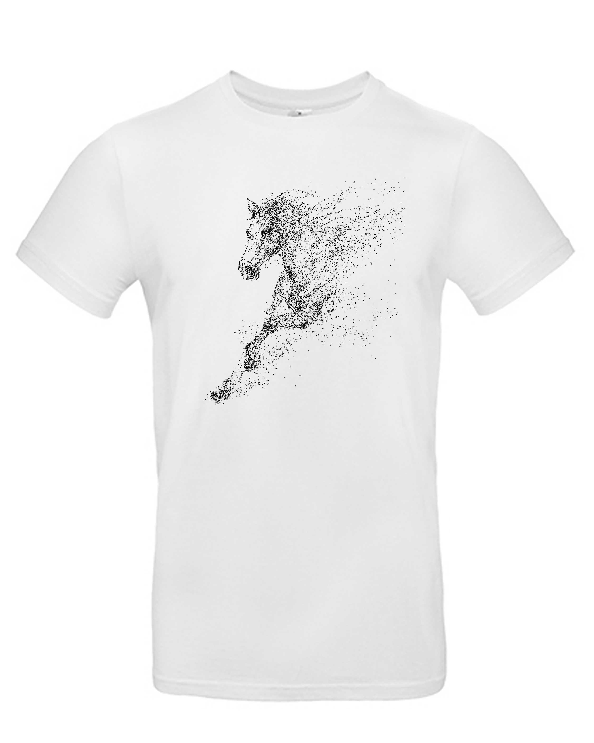 T-Shirt galoppierendes Pferd, Bio-Baumwolle, Unisex, Damen, Kids