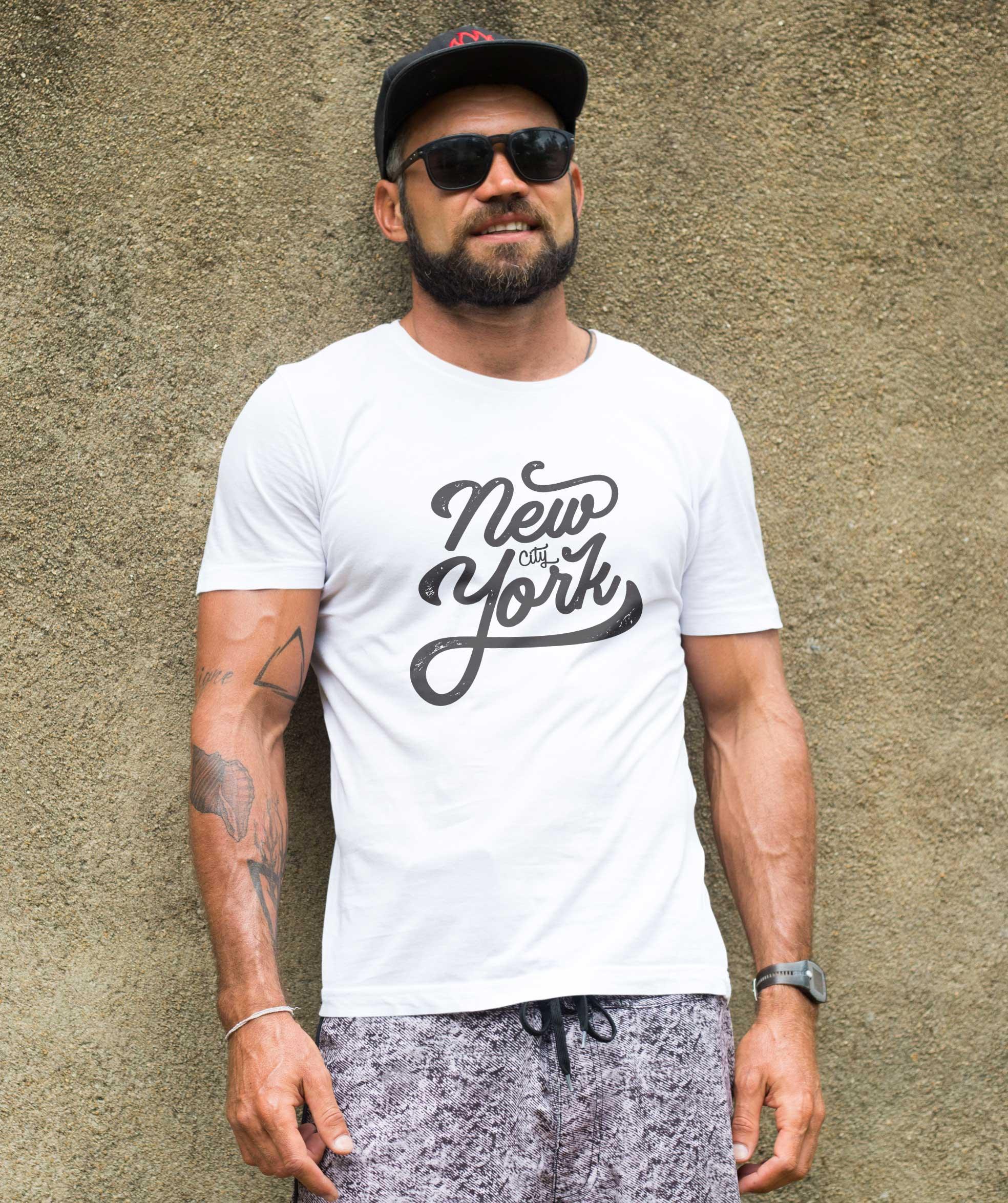 T-Shirt New York City Stadt, Bio-Baumwolle, Unisex, Damen, Kids