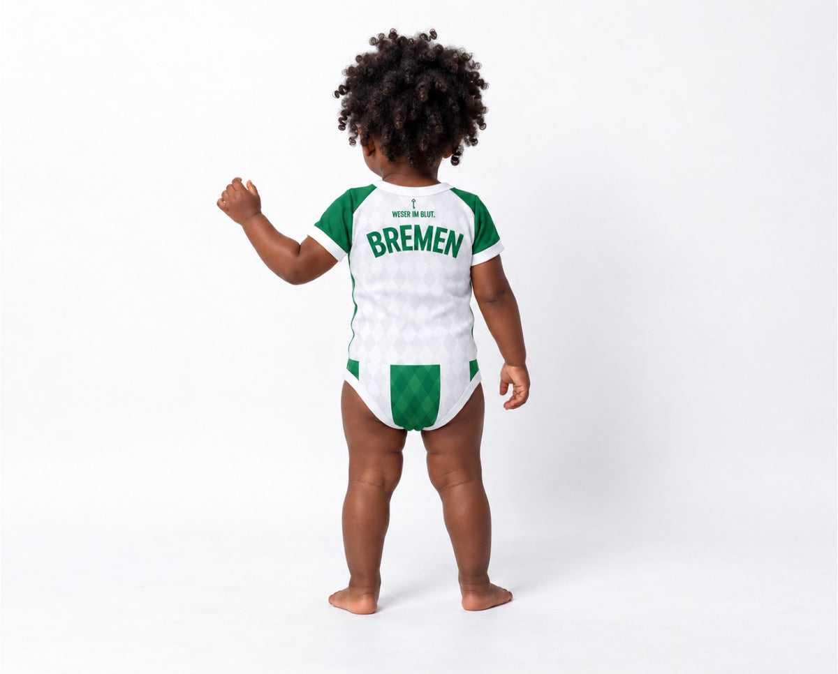 Bremen Baby Body 26/27 Heim inkl. Name und Nummer (Druck)