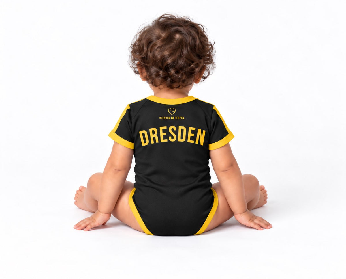 Dresden Baby Body 26/27 Auswärts inkl. Name und Nummer (Druck)
