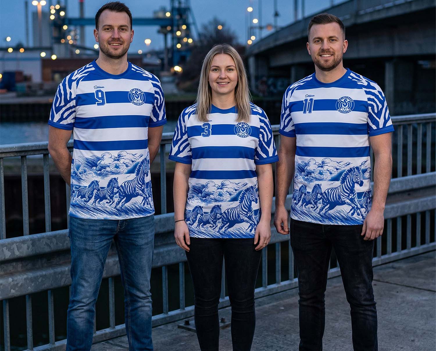 Duisburg Fan-Trikot "Die Herde ist los" inkl. Name und Nummer (Druck)