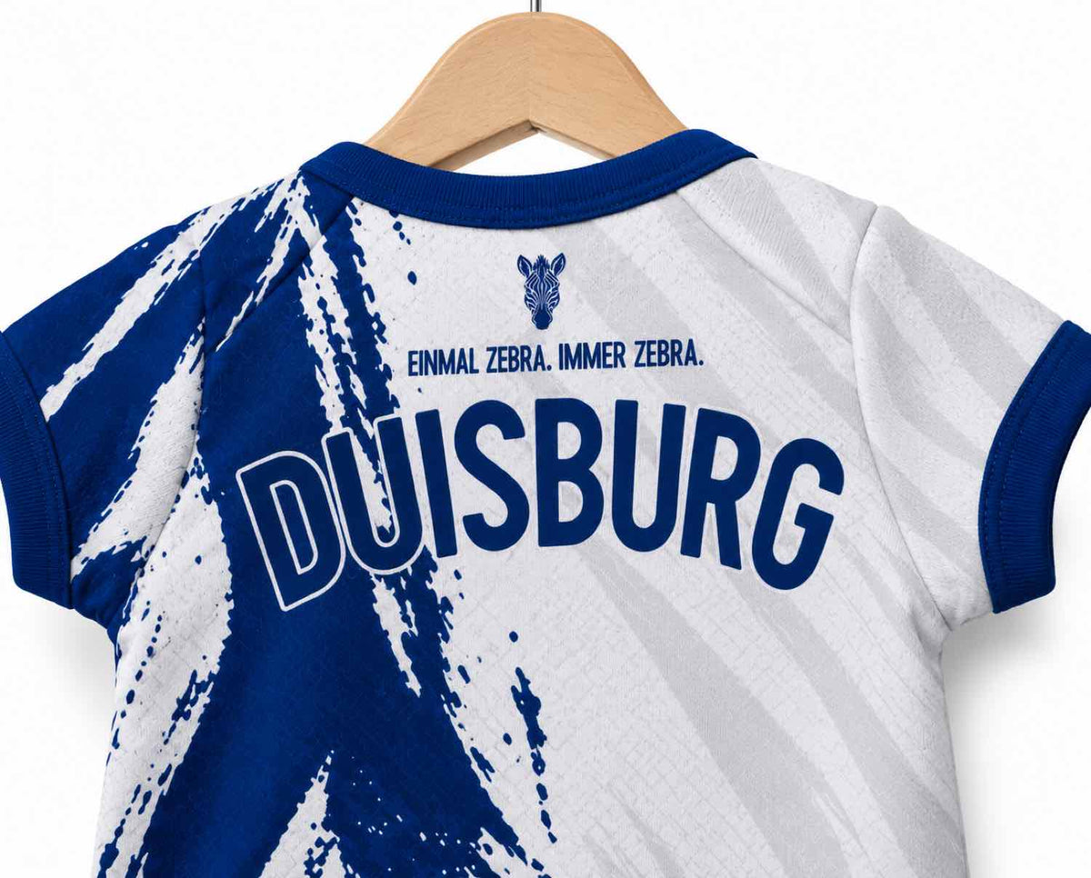 Duisburg Baby Body 26/27 Heim inkl. Name und Nummer (Druck)