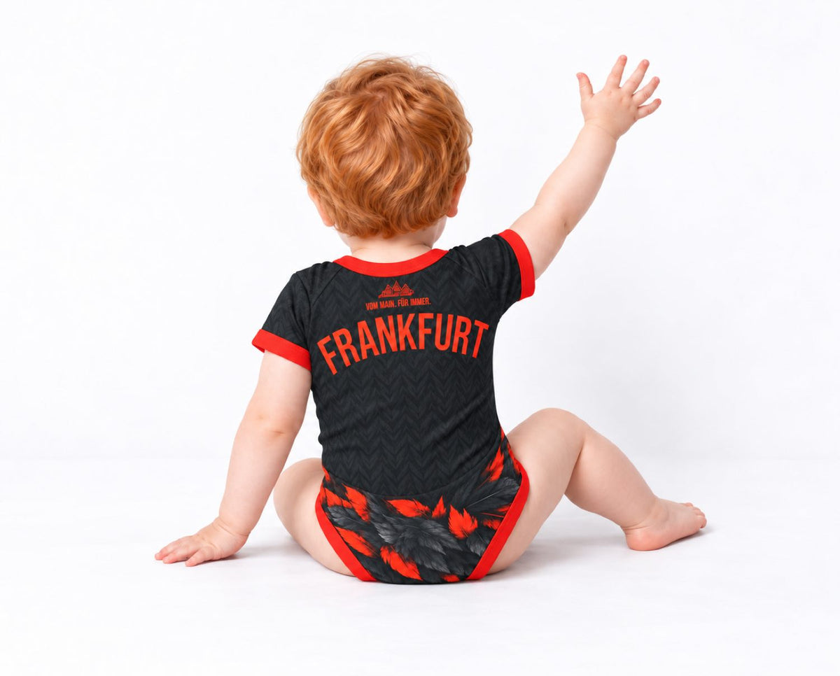 Frankfurt Baby Body 26/27 "Adler" inkl. Name und Nummer (Druck)