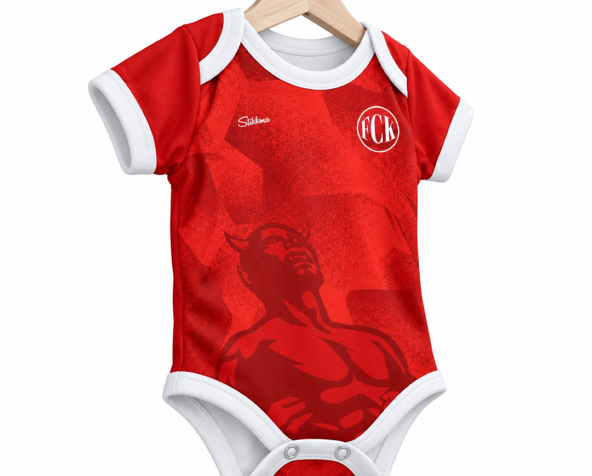 Kaiserslautern Baby Body 26/27 Heim inkl. Name und Nummer (Druck)
