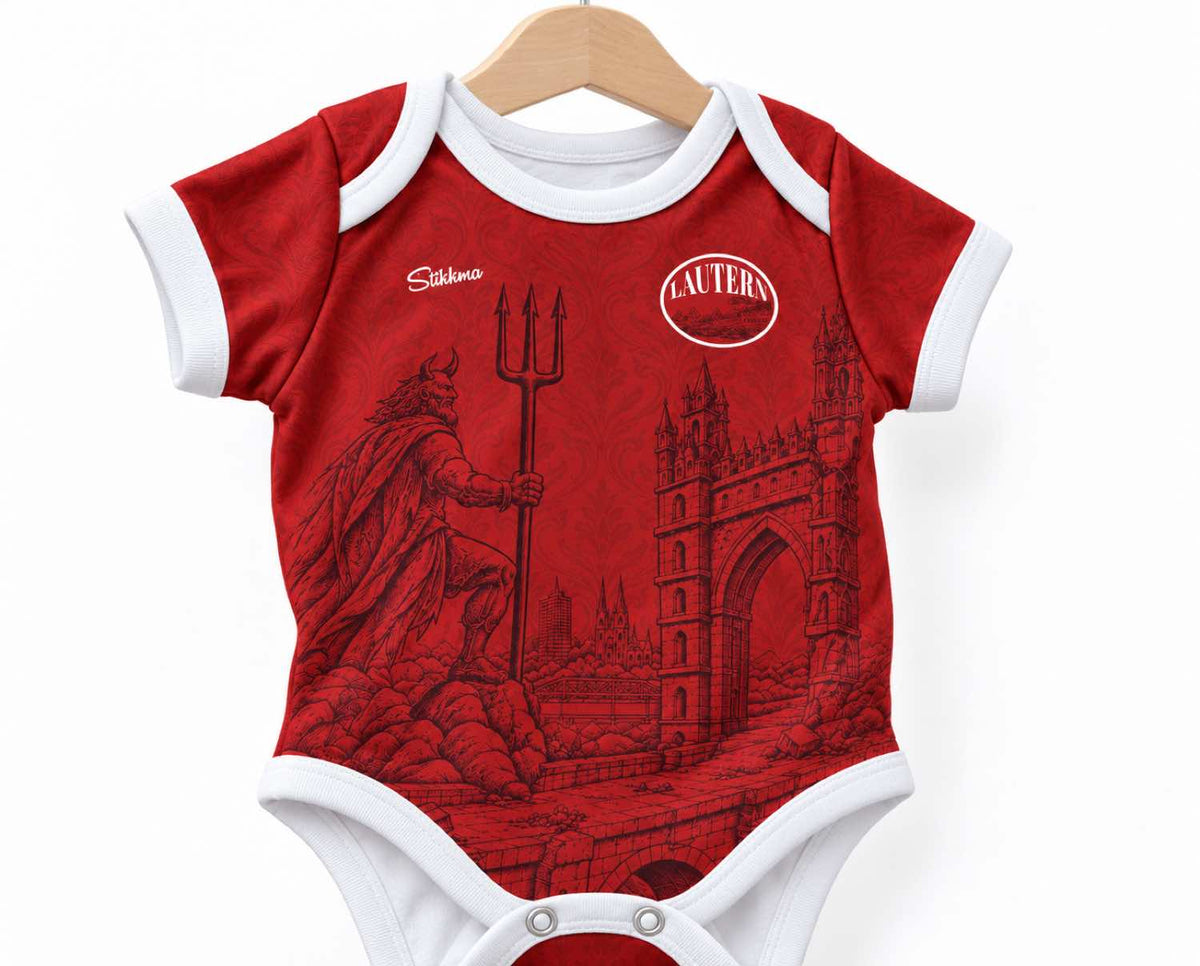 Kaiserslautern Baby Body 26/27 "Hüter der Brücke" inkl. Name und Nummer (Druck)