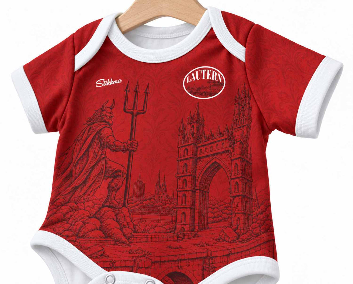 Kaiserslautern Baby Body 26/27 "Hüter der Brücke" inkl. Name und Nummer (Druck)