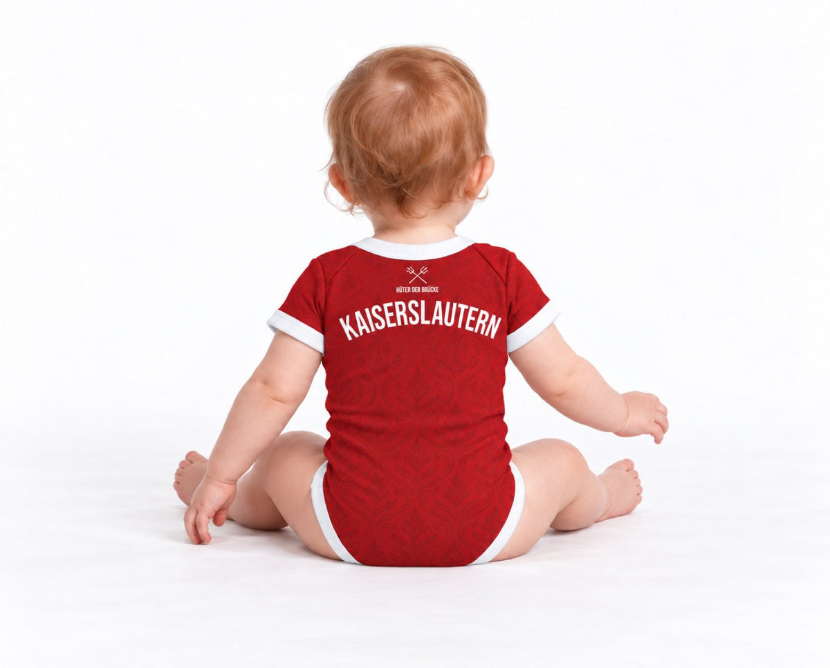 Kaiserslautern Baby Body 26/27 "Hüter der Brücke" inkl. Name und Nummer (Druck)