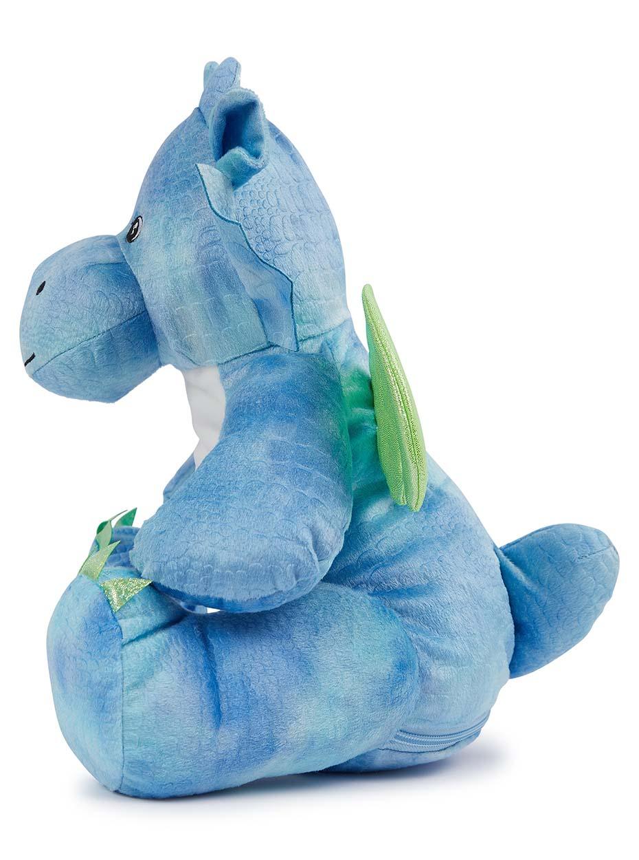Kuscheltier Blauer Drache -inklusive kostenloser Personalisierung (Bestickung)
