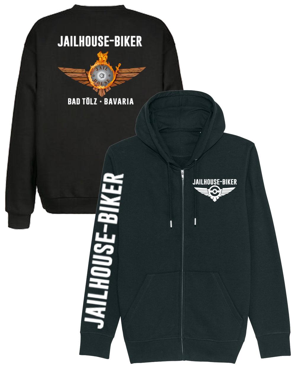 Jailhouse Biker Zipper Hoodie Unisex Dünne Version