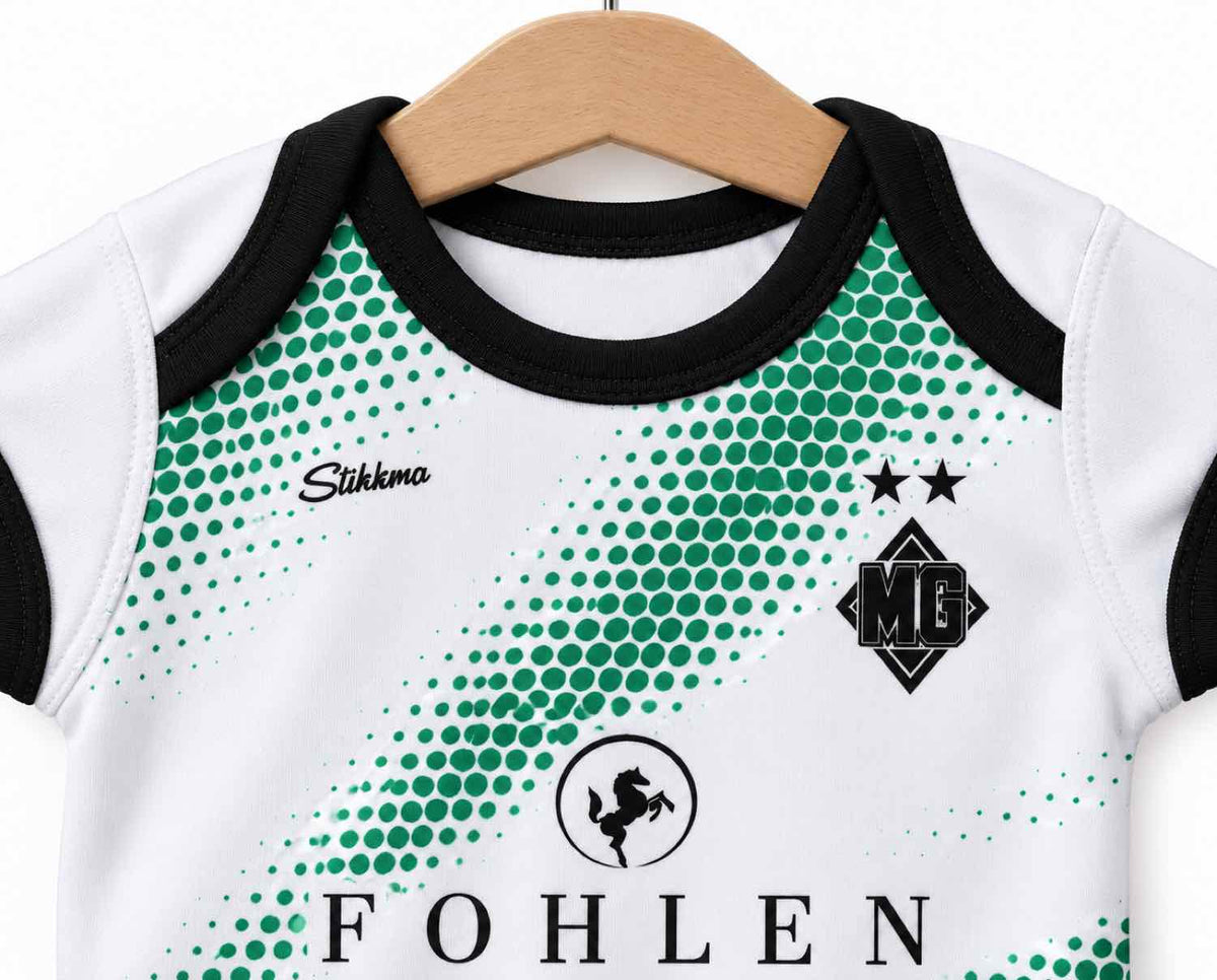 Mönchengladbach Baby Body 26/27 Heim inkl. Name und Nummer (Druck)