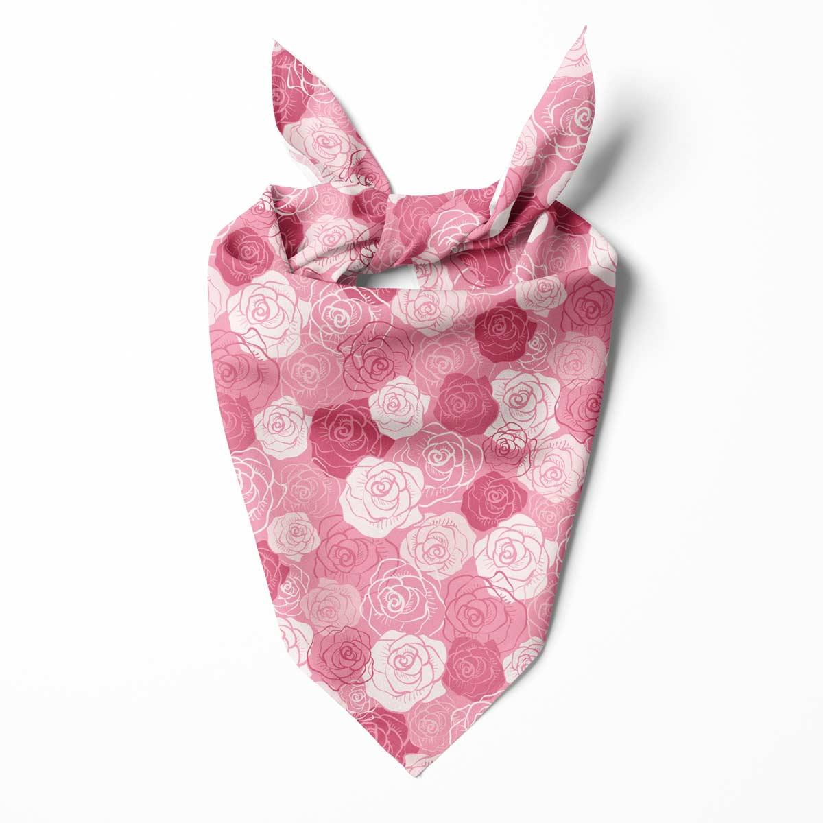 Rosen - Hundehalstuch