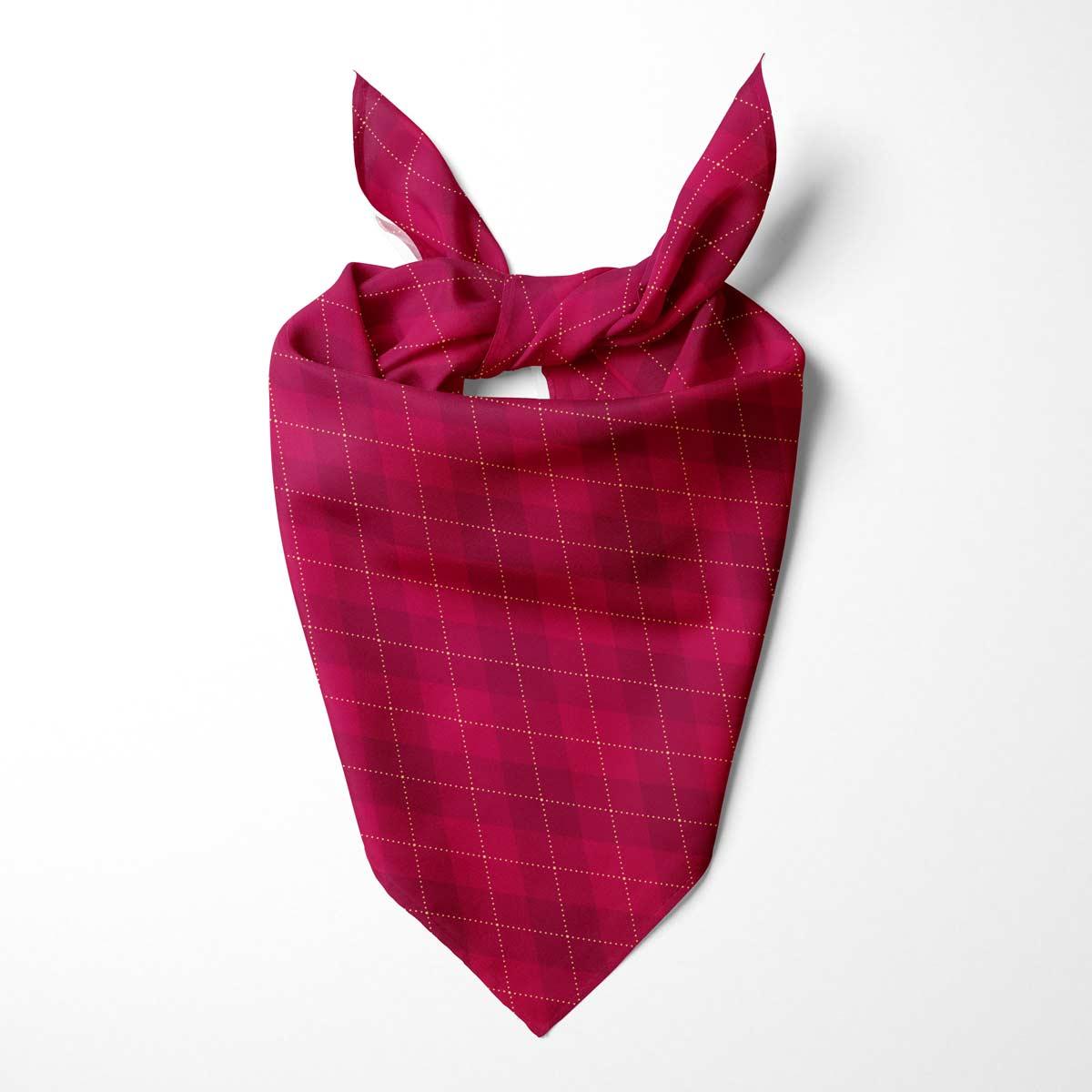 Rot-Rot - Hundehalstuch