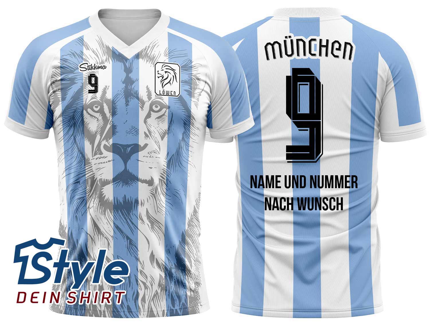 München Fan-Trikot Heim Saison 25/26 inkl. Name und Nummer (Druck)