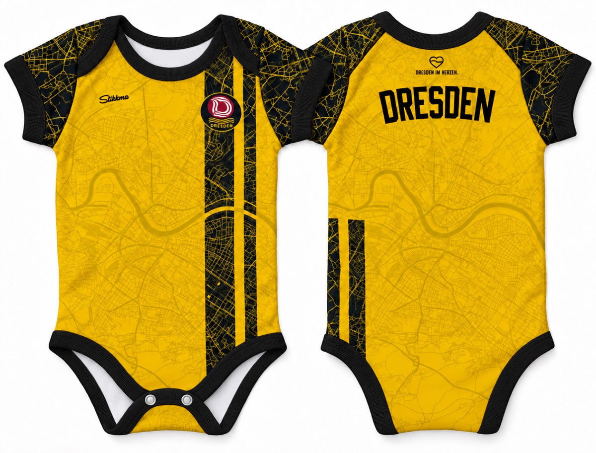 Dresden Baby Body 26/27 Heim inkl. Name und Nummer (Druck)