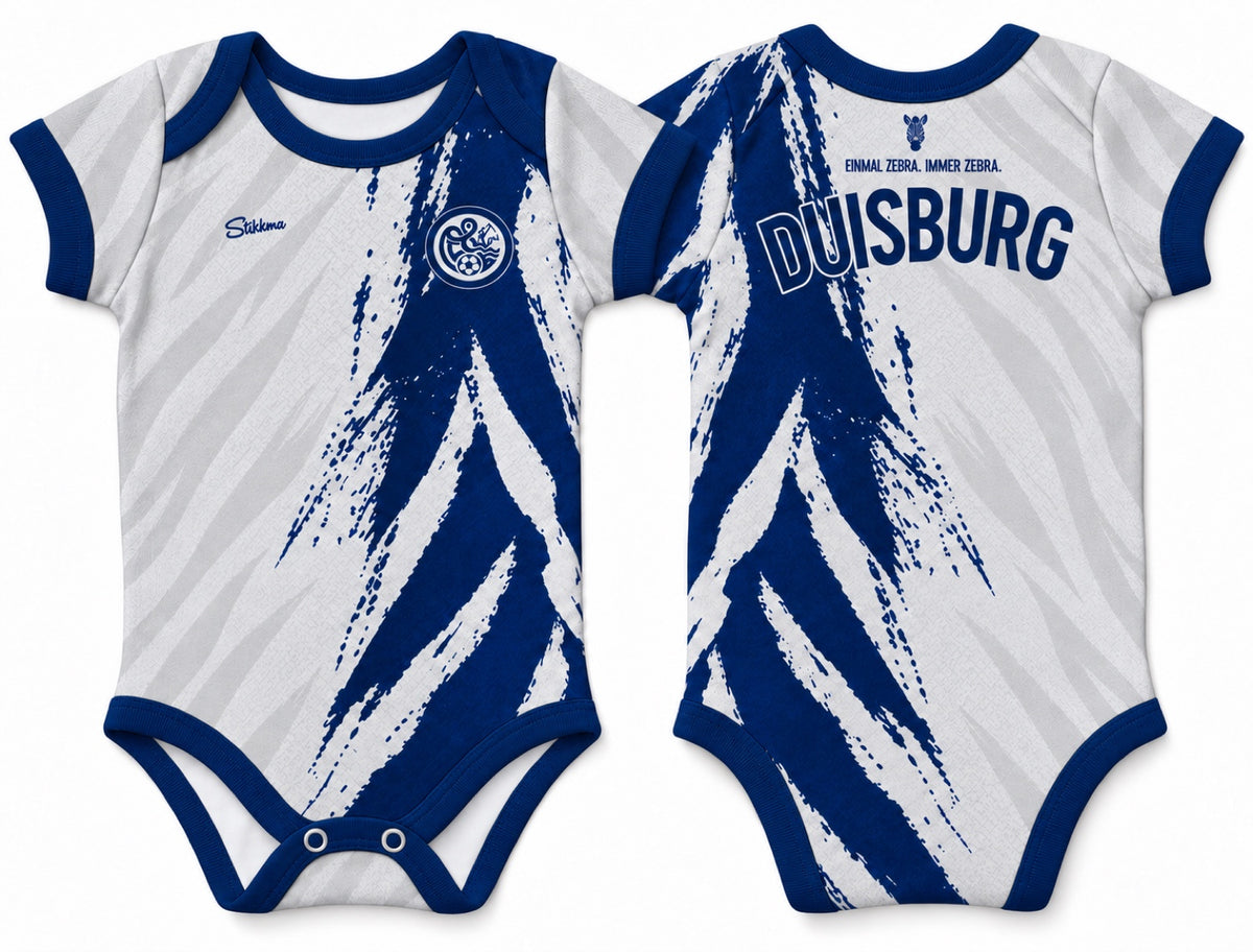Duisburg Baby Body 26/27 Heim inkl. Name und Nummer (Druck)