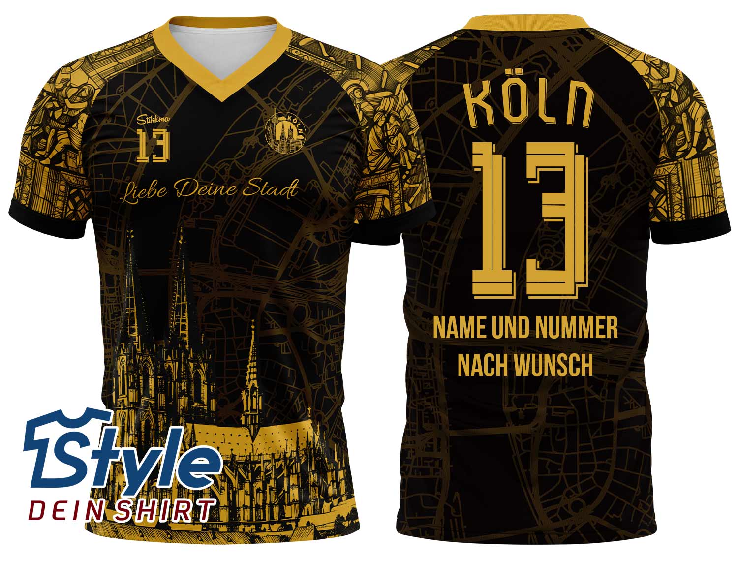 Köln Fan-Trikot Dom Edition Saison 25/26 inkl. Name und Nummer (Druck)