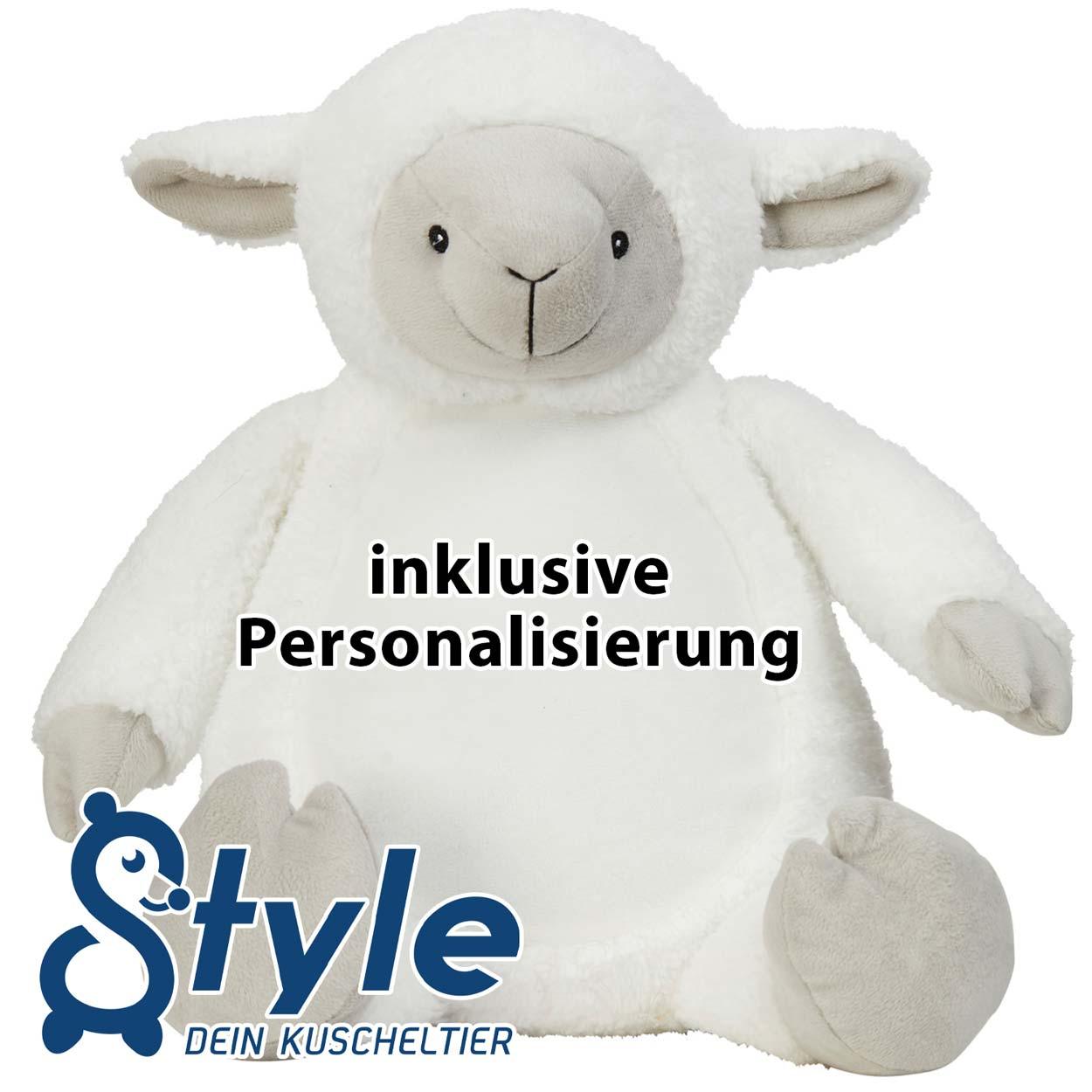 Kuscheltier Lamm -inklusive kostenloser Personalisierung (Bestickung)