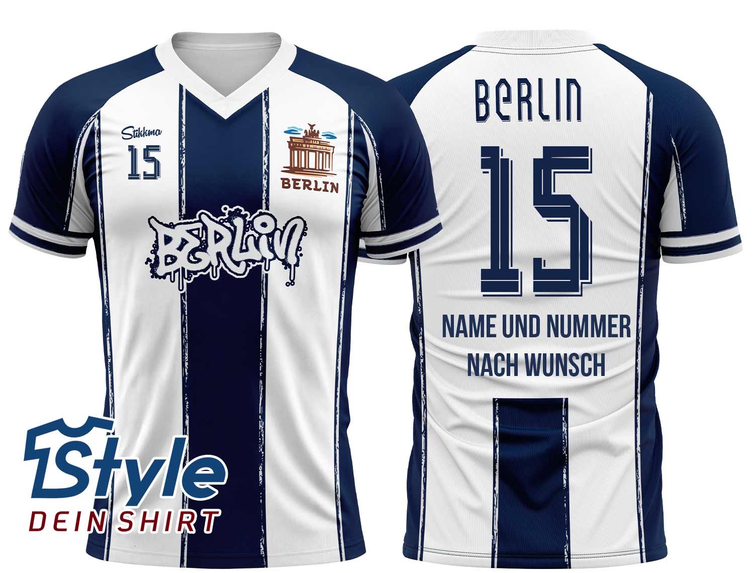 Berlin Fan-Trikot Heim Saison 25/26 inkl. Name und Nummer (Druck)