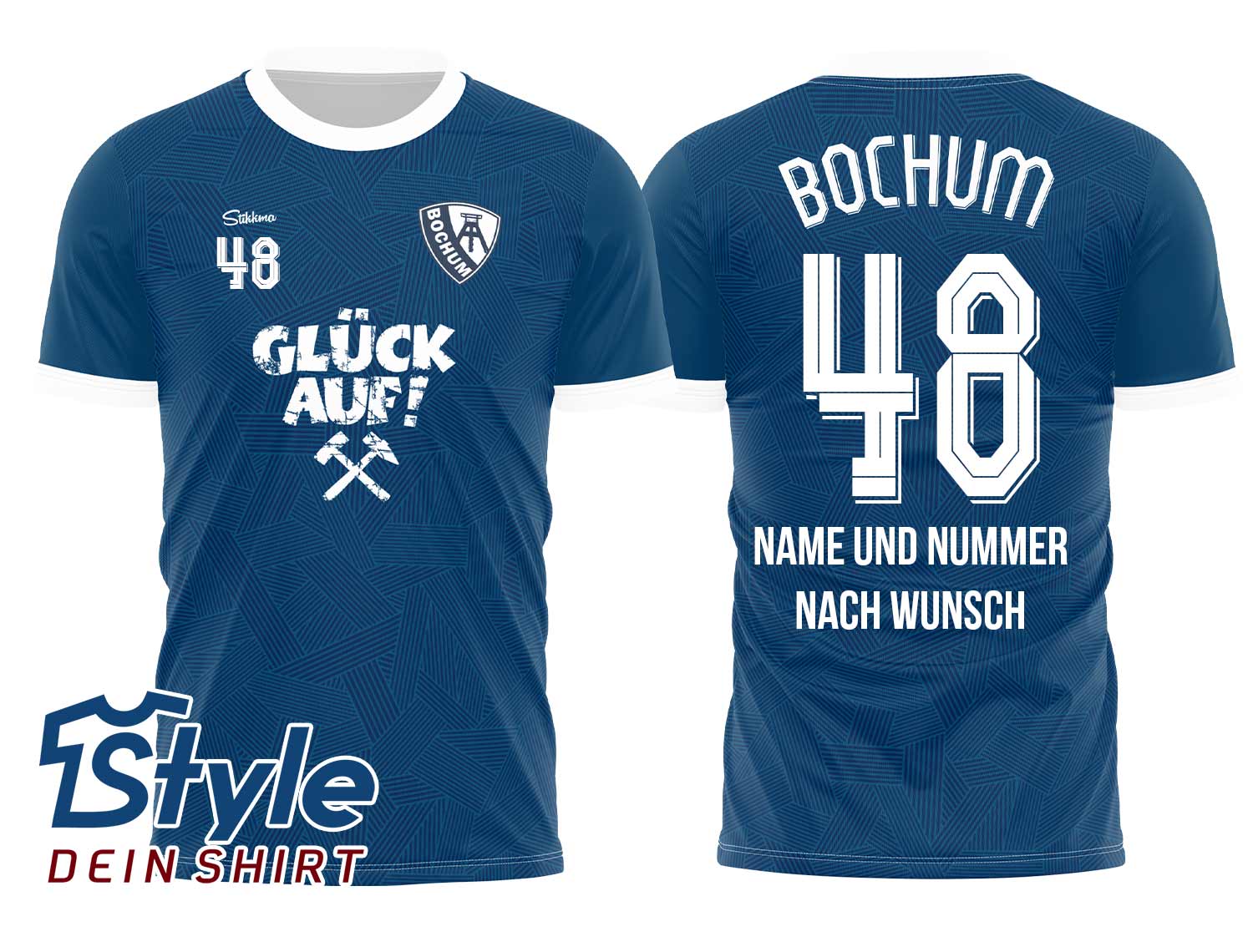Bochum Fan-Trikot Heim Saison 25/26 inkl. Name und Nummer (Druck)