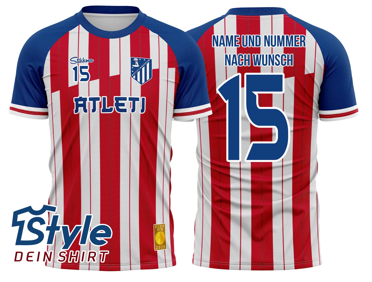 Madrid Fan-Trikot für Klub WM 2025 inkl. Name und Nummer (Druck)