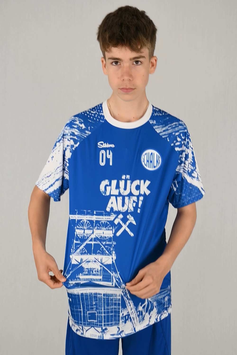 Schalke Spezial Fan-Trikot "Zeche" inkl. Name und Nummer (Druck)