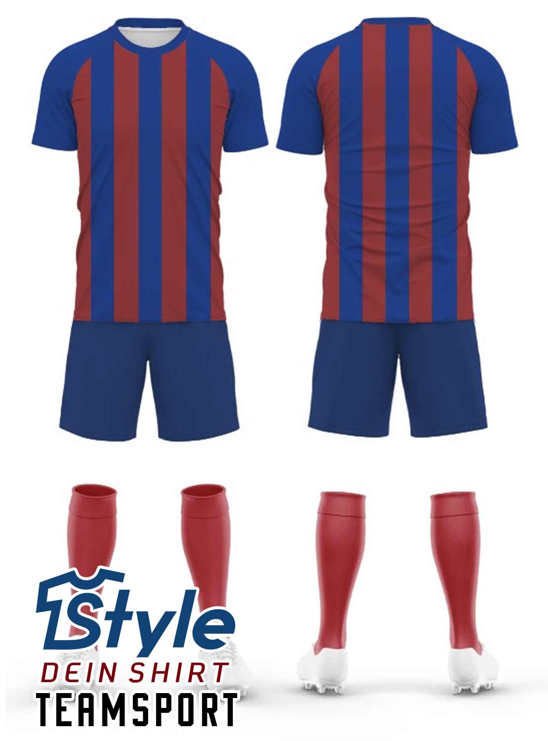 Team Trikot Barcelona inkl. kostenfreiem Druck sämtlicher Optionen
