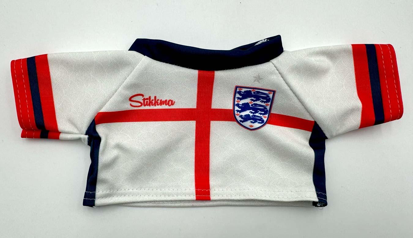 England EM2024 Trikot für Kuscheltiere, div. Größen- inkl. kostenloser Personalisierung (Druck)