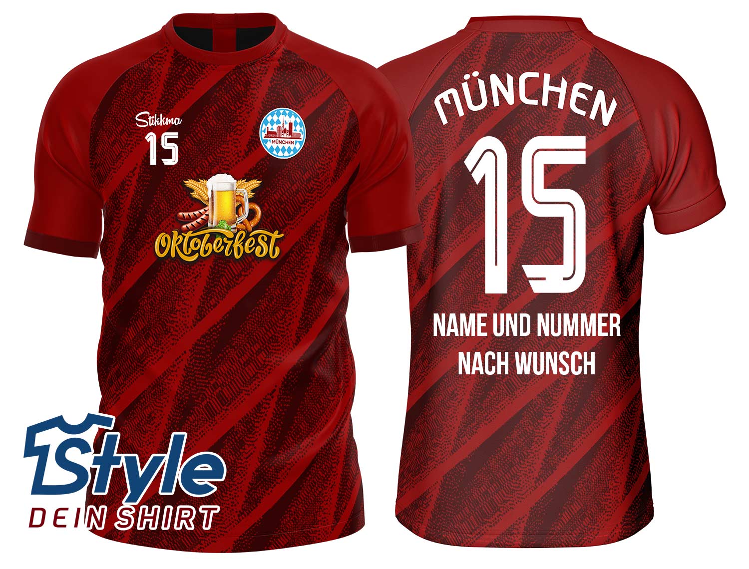München Fan-Trikot inkl. Name und Nummer (Druck)