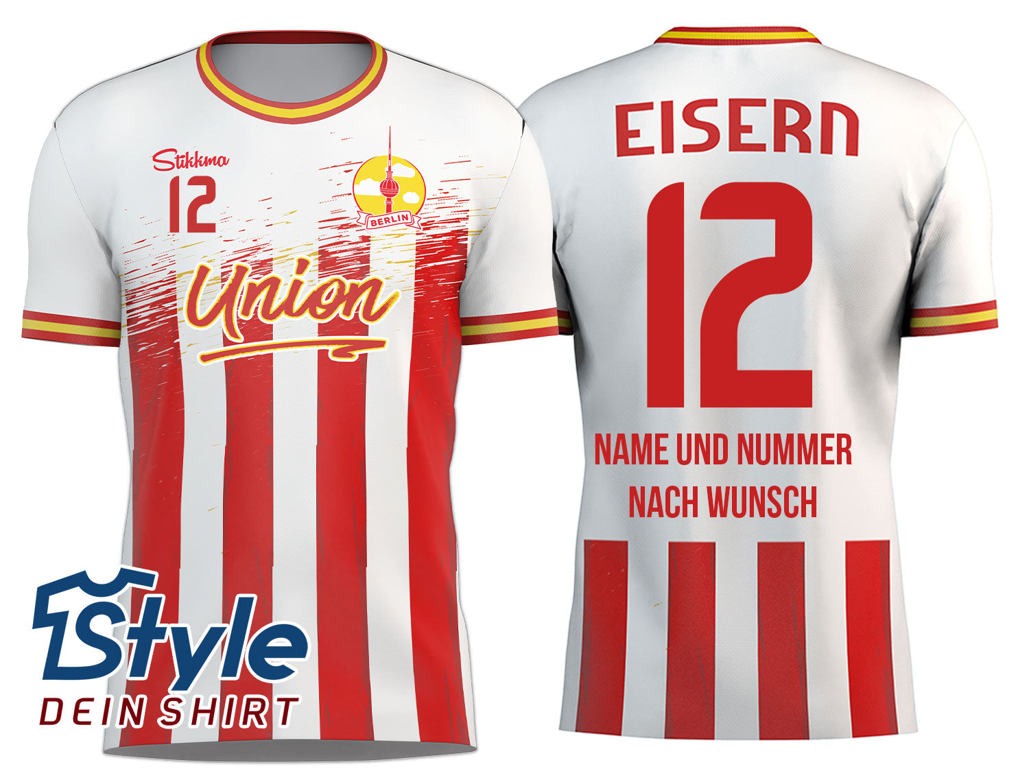 Berlin Fan-Trikot inkl. Name und Nummer (Druck)
