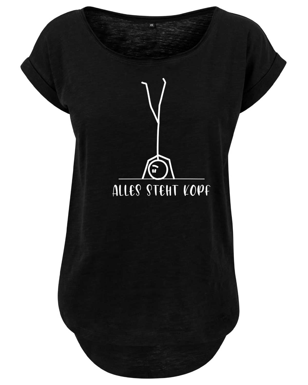 Yoga Ladies Long Slub Tee "Kopfstand"