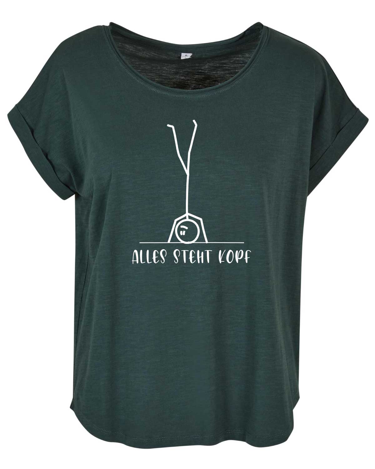 Yoga Ladies Long Slub Tee "Kopfstand"